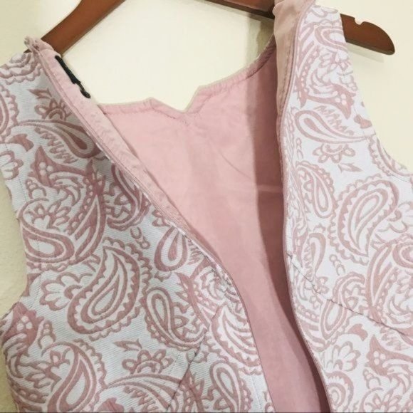 VICTORIA BECKHAM for Target Blush Paisley Floral Jacquard Shift Dress Si… - Picture 6 of 13